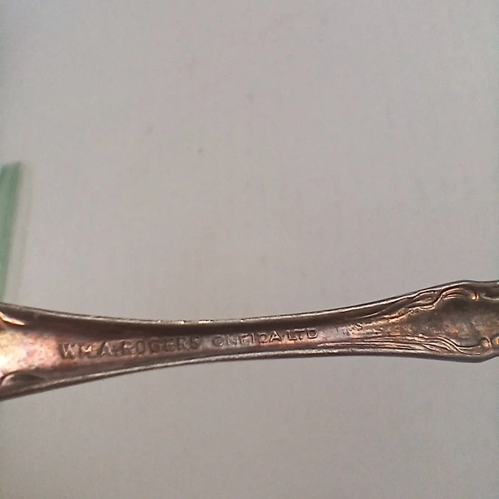 Vintage Wm. A.‎ Rogers Oneida Silverplate Chalice-Harmony Baby Spoon